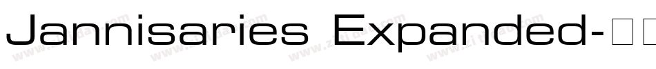 Jannisaries Expanded字体转换